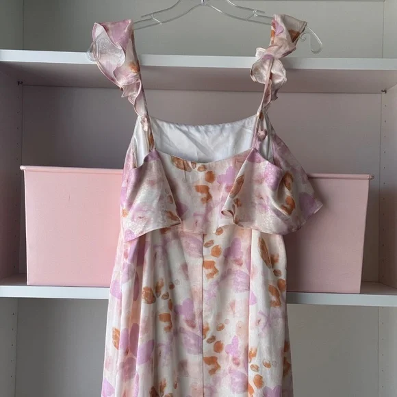 HOUSE OF HARLOW 1960 x REVOLVE Evelyne Watercolor Floral Maxi Dress - Picture 7 of 9
